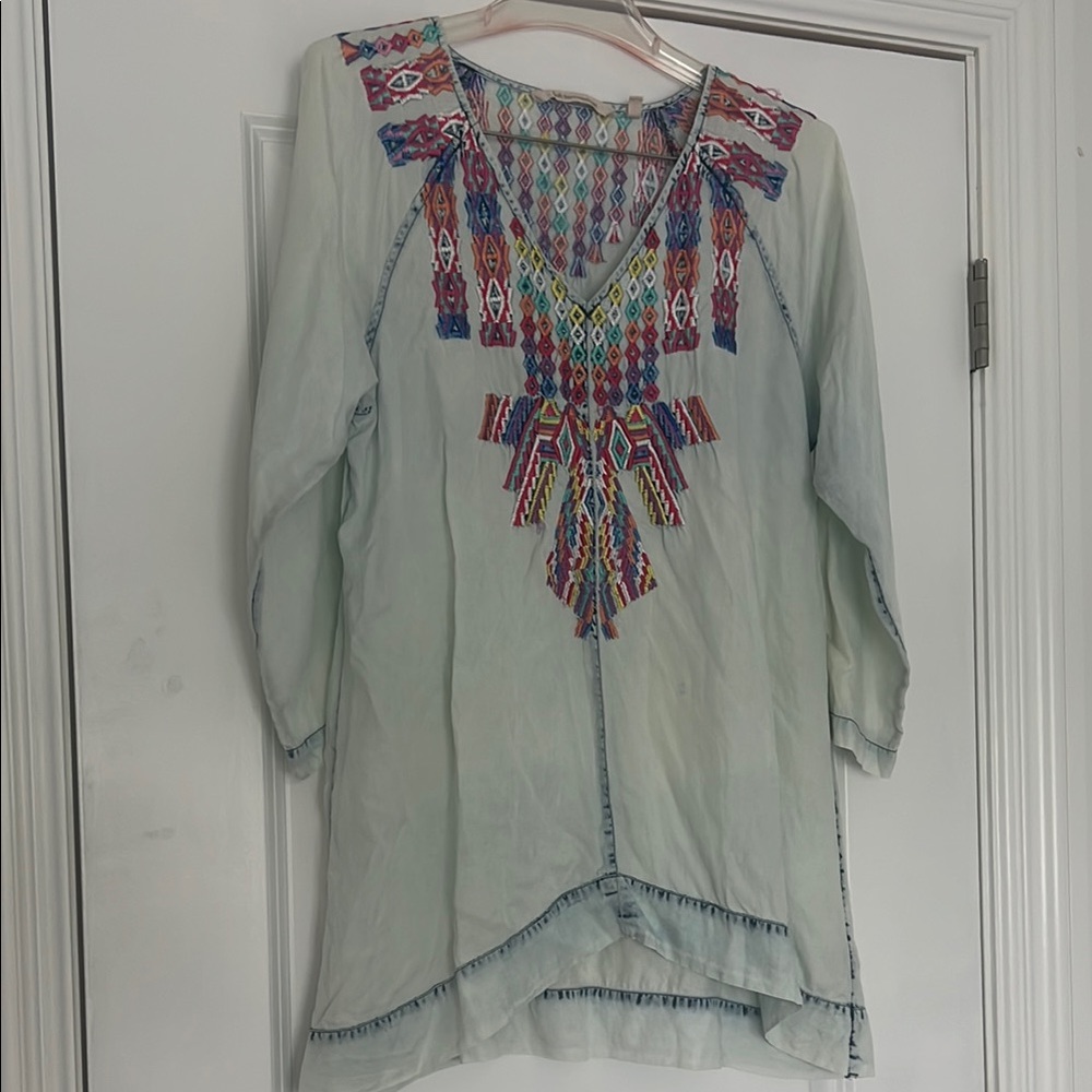 SOFT SURROUNDINGS EMBROIDERED TUNIC